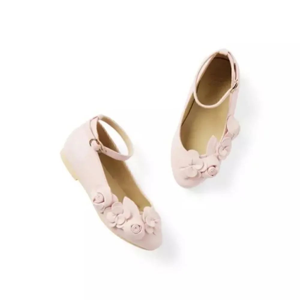 Janie and Jack FLOWER BALLET FLAT